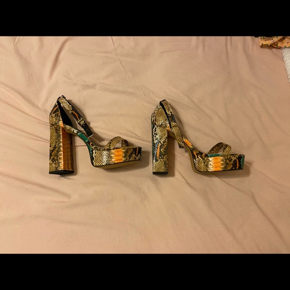 ASOS snake skin platforms - Picture 2 of 3